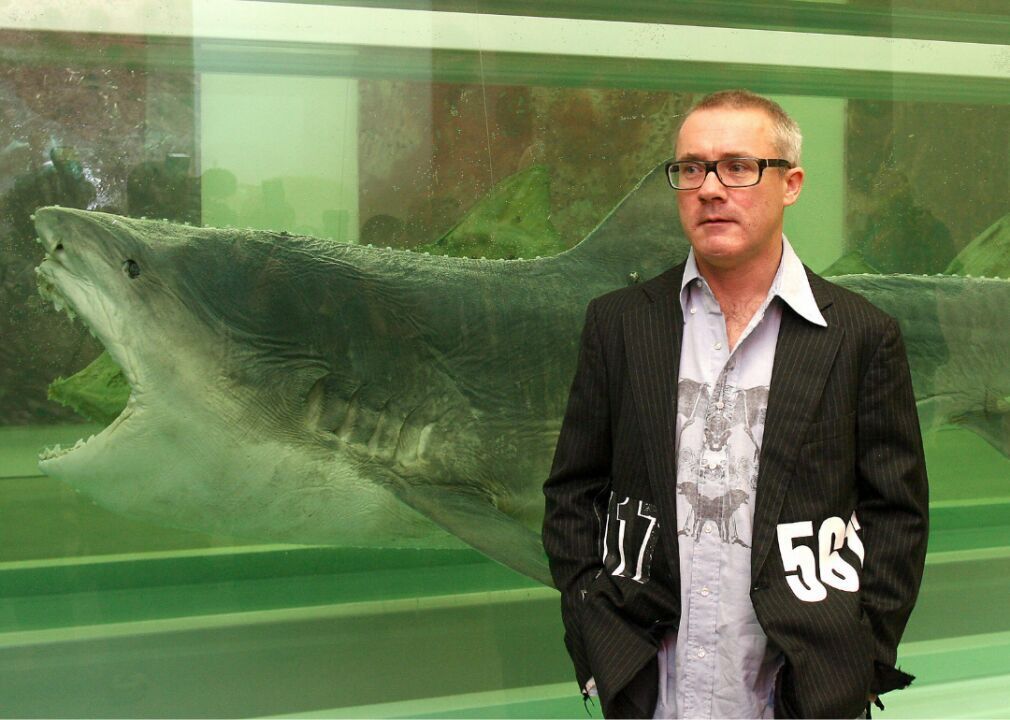 1991: Damien Hirst shocks with first shark sculpture